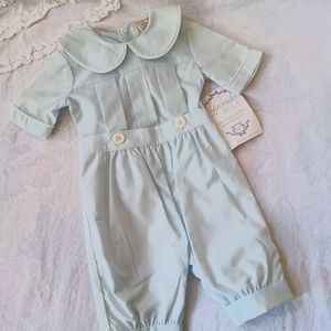 Vintage Lavender Blue Boys Boutique Outfit 9 months